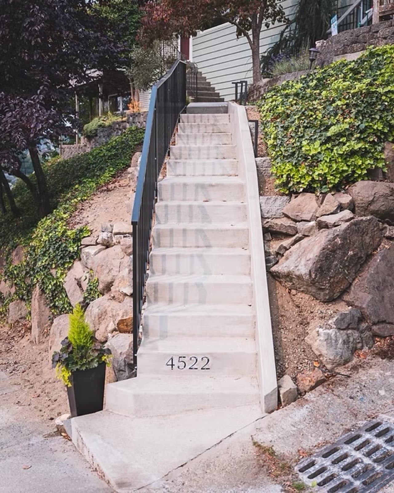Finished stair set